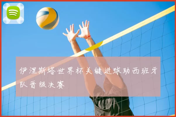 伊涅斯塔世界杯关键进球助西班牙队晋级决赛