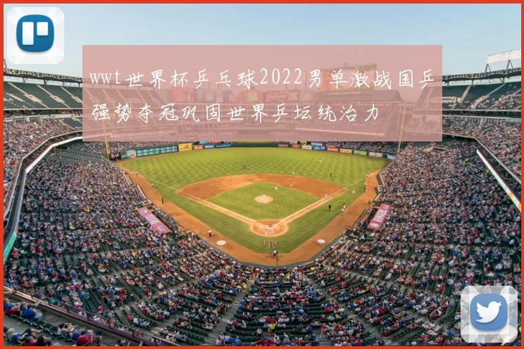 wwt世界杯乒乓球2022男单激战国乒强势夺冠巩固世界乒坛统治力
