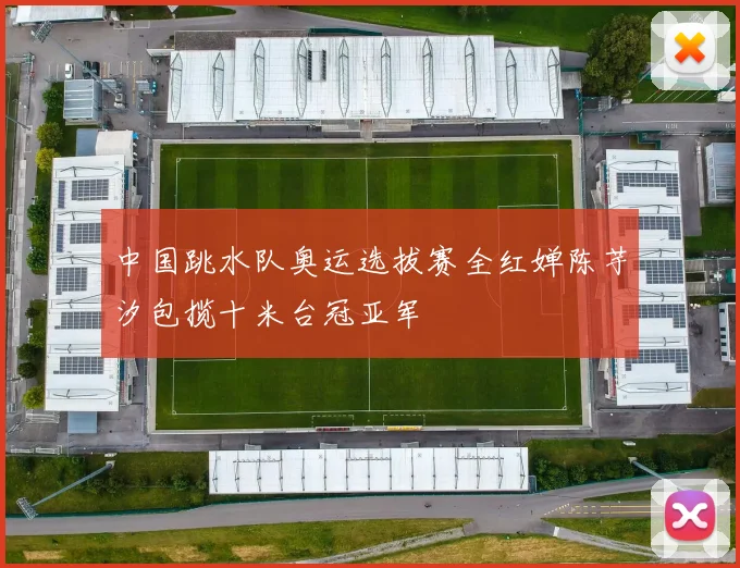 中国跳水队奥运选拔赛全红婵陈芋汐包揽十米台冠亚军